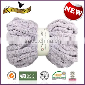 Charmkey Loopy Yarn Chunky Polyester Knitting Yarn Very Thick Chenille Yarn thumbnail-2