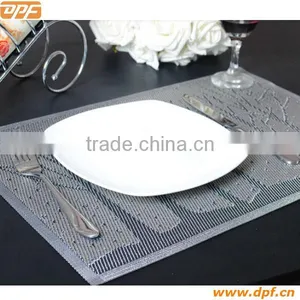 Different Fabric Printed or Jacquard Transparent Pvc Table Mat thumbnail-1