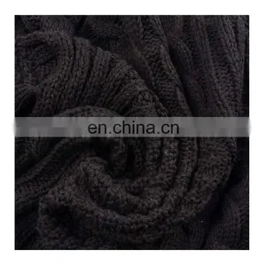 TOROS Girl New Design Black Long Fringe Sexy Knitted Winter Sweater Dress thumbnail-5
