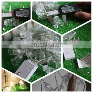 Hot Selling Waterproof LED String Lights Holiday Lighting AC110V/220V Xmas Wedding Party Christmas Decorations Hollow Bell thumbnail-6