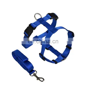 Nylon Crochet Dog Leash With Harness thumbnail-3