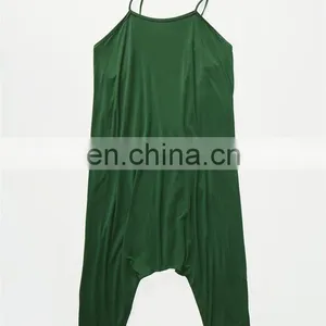 Green Romper Jumpsuits Singlet Top Jumpsuit For Women Jumpsuits For Women thumbnail-5