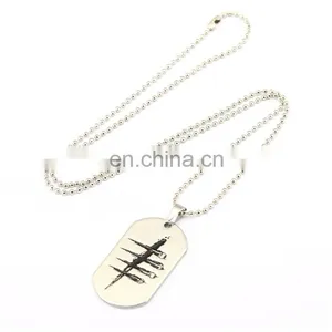 Popular Metal Army Custom Logo Printed Dog Tag for Men thumbnail-4