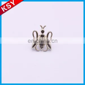 Popular Professional Manufacturer Cheap Two Holes Metal Brand Logo Fashion Accessories Private Clothing Labels thumbnail-6