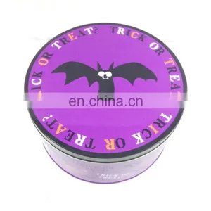 Round Halloween Candy Tin Box thumbnail-1