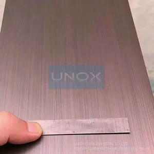 304 Bronze Hairline Stainless Steel Plate Sheets Expert Factory thumbnail-3