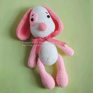 High Quality Smart Animal Cheap Cotton Toy Supplier Organic Knitted Toys thumbnail-1