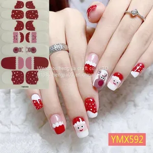 Christmas/Halloween Nail Art Stickers Festival Pumpkin Wraps Waterproof Full DIY Manicure Accessories YMX Series thumbnail-2