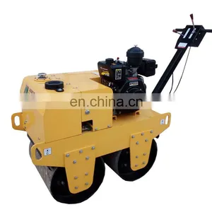 Hand Held Mini Asphalt Roller Small Walk Behind Road Roller for Sale thumbnail-5