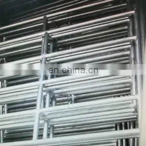 Round Galvanizing Tubing Steel Fencing Panels thumbnail-1