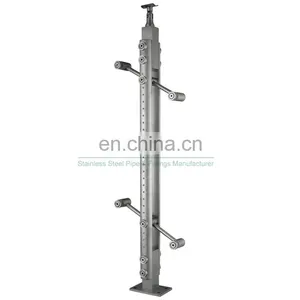New Promotion Balcony Balustrades Handrails Post Deck Stainless Steel Raling Supplier From China thumbnail-2