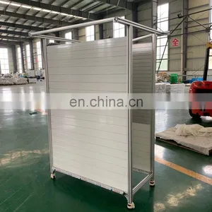 SHENGXIN CNC Processing White Powder Coated Adjustable Aluminium Profiles Shutter Door Window System thumbnail-2