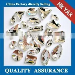 1223 Bulk Price Round Flatback Sew on Crystal Rhinestones for Clothing thumbnail-1