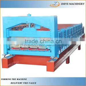Steel Sheet Roof Panel Double Decker Roll Forming Machine/corrugated Roof Tile and Wall Sheets Double Layer Making Line thumbnail-3