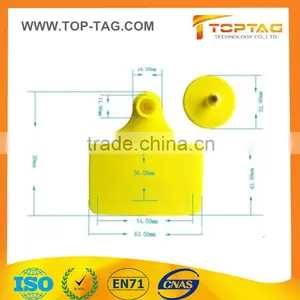 LF/HF/UHF Rfid Passive Animal Ear Tags Micro RFID Tags thumbnail-1