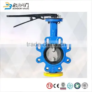4 Inch Cast Iron Manual Double Stem Lug Butterfly Valve thumbnail-4