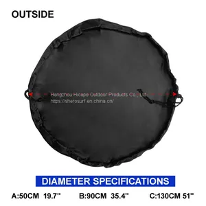 Wetsuit Changing Mat With Storage Bag thumbnail-2