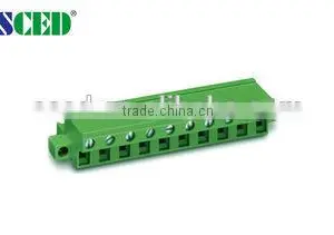 Termin Block Pitch 7.62mm Single Level Female Plug In Terminal Block Connector 300V 18A , 2P - 12P thumbnail-1