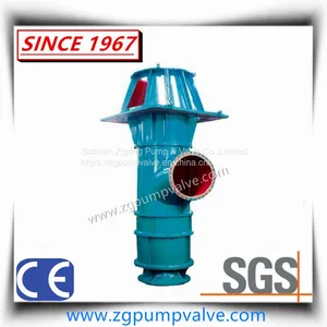 Electric Motor Long Shaft Submerged Cast Iron Vertical Axial/Mixed Flow Propeller Pump thumbnail-1