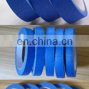 Blue Customized White Indoor Painting Crepe Paper Masking Tape thumbnail-3