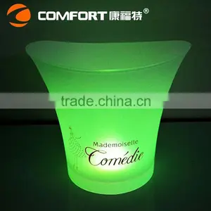 Cheap Battery Operated Lighted Plastic Wine Bucket for Party thumbnail-1