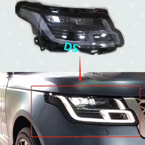 LED Matrix Headlamp Assembly 2 Lens for Range Rover Vogue 2018 2019 2020 LR116078 LR116070 Hot Sale thumbnail-1