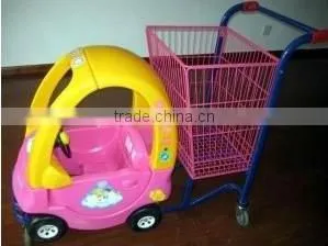 Supermarket Plastic Children Shopping Cart thumbnail-1