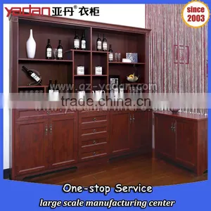 Home Furniture Wooden Wine Display Cabinet thumbnail-6