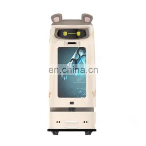 Smart Robotic AES3 2022 Popular Deliver Waiters Robot and Customized Amy Food Delivery Robot for Restaurant thumbnail-1