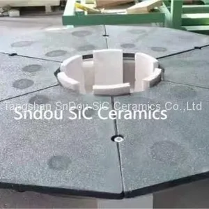 R-SiC Plates, Batts, Boards,ReSiC Kiln Shelves, Recrystallized Silicon Carbide Ceramic Slabs, RSiC Setter Plates thumbnail-1