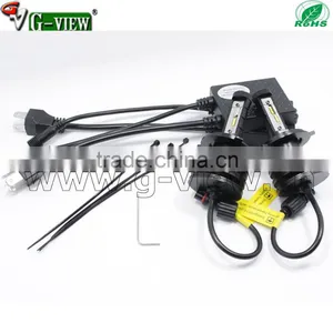 hi lo Beam Auto Led Headlight 4500lm h4 Auto Bulb High Power thumbnail-2