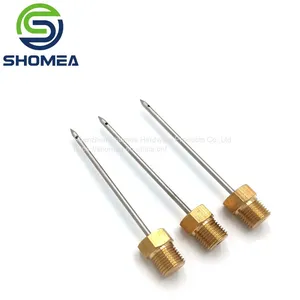 Shomea Customized Small Diameter 304/316 Stainless Steel Gas Charge Needle With Luer Lock thumbnail-2