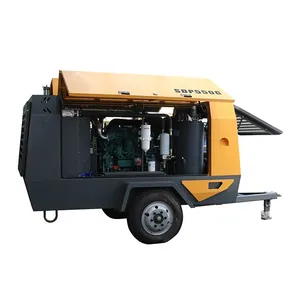 Diesel Screw Air Compressor 13bar 14bar 16bar Yuchai Cummins Engine Screw Compressor Available thumbnail-1
