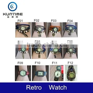 .com Quartz Movement Retro Watch Donne Retro Orologio thumbnail-1