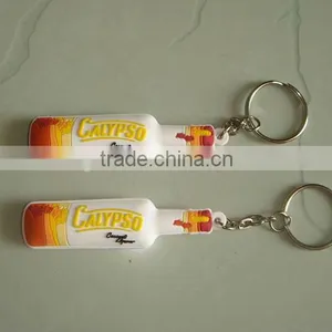 Soft PVC Keychain, 2D Debossed Logo, Free Design Key Chain Keyring thumbnail-4