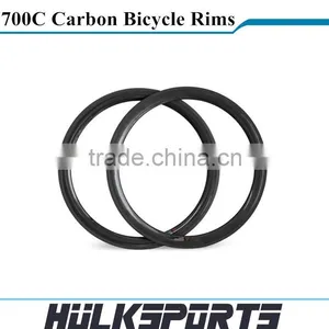 50mm Tubular Carbon Rim 3K/UD Bicycle Wheel 700C Carbon Fiber Road Bike Rim thumbnail-1