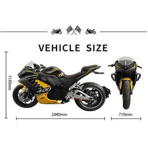 8000W Electric Motorbike Kunmiao Electric Motorcycle 120kmph Huoya thumbnail-3