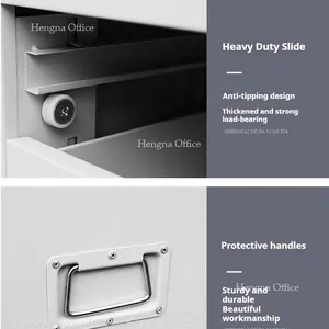 Industrial Grade Map Cabinet for Manufacturing Plants - Knock-down Structure Flat File Cabinet With Side Pulls, Easy Assembly thumbnail-4
