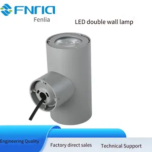Led Outdoor Waterproof Round and Square Wall Lights, Available in 6w, 9w, 18w, 36w, Single Color and Seven - Color Options thumbnail-1