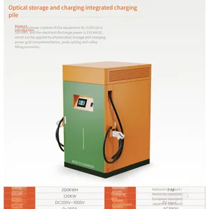 Zalip 186 Kwh Electricity/120 kw Energy Storage Automotive Charging Pile, National Standard dc Dual-gun Charging Station, Photovoltaic Energy Storage Charging Pile thumbnail-1