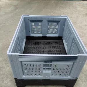 FDA Approved Plastic Pallet Container Hygienic for Cold Chain Fresh Fruit Export thumbnail-3