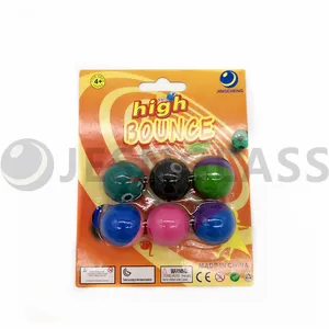 Hot Sale 32MM High Bouncy Ball Children's Toy Rubber Balls Blister Card Package thumbnail-2