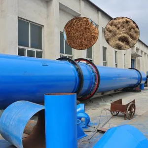 Industrial Rotary Coconut Coir Hemp Fiber Drum Dryer Sludge Chicken Manure Dryer EPC thumbnail-5