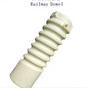 Nylonhülse für Betonschwellen zur Befestigung von Eisenbahnschienen, M24-Gewinde, glatte Innenoberfläche thumbnail-2
