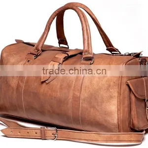 Wholesale Men Leather Duffle Bag thumbnail-1