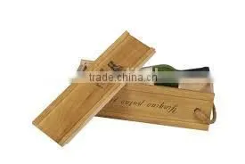 Hot Sale Wood Wine Box For Single Bottle Wholesale thumbnail-2