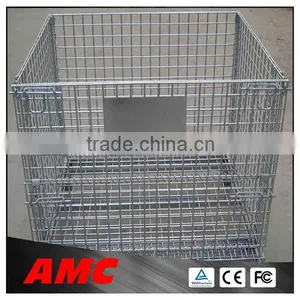 Industrial Stackable Storage Wire Mesh Cages thumbnail-4