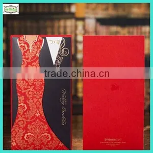 2014 Hot Sale Muslim Wedding Invitation Card thumbnail-1