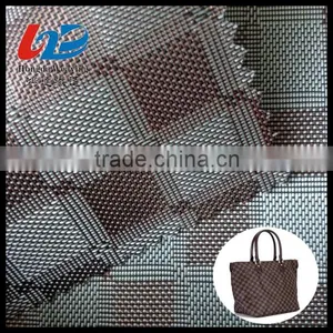 1680D Polyester Yarn Dyed Plaid Fabric With PU/PVC Coating For Bags/Luggages/Shoes/Tent Using thumbnail-1