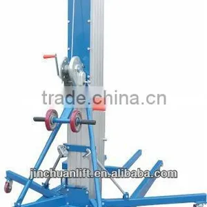 Mini Single Mast Aluminum Personal Man Lift thumbnail-3